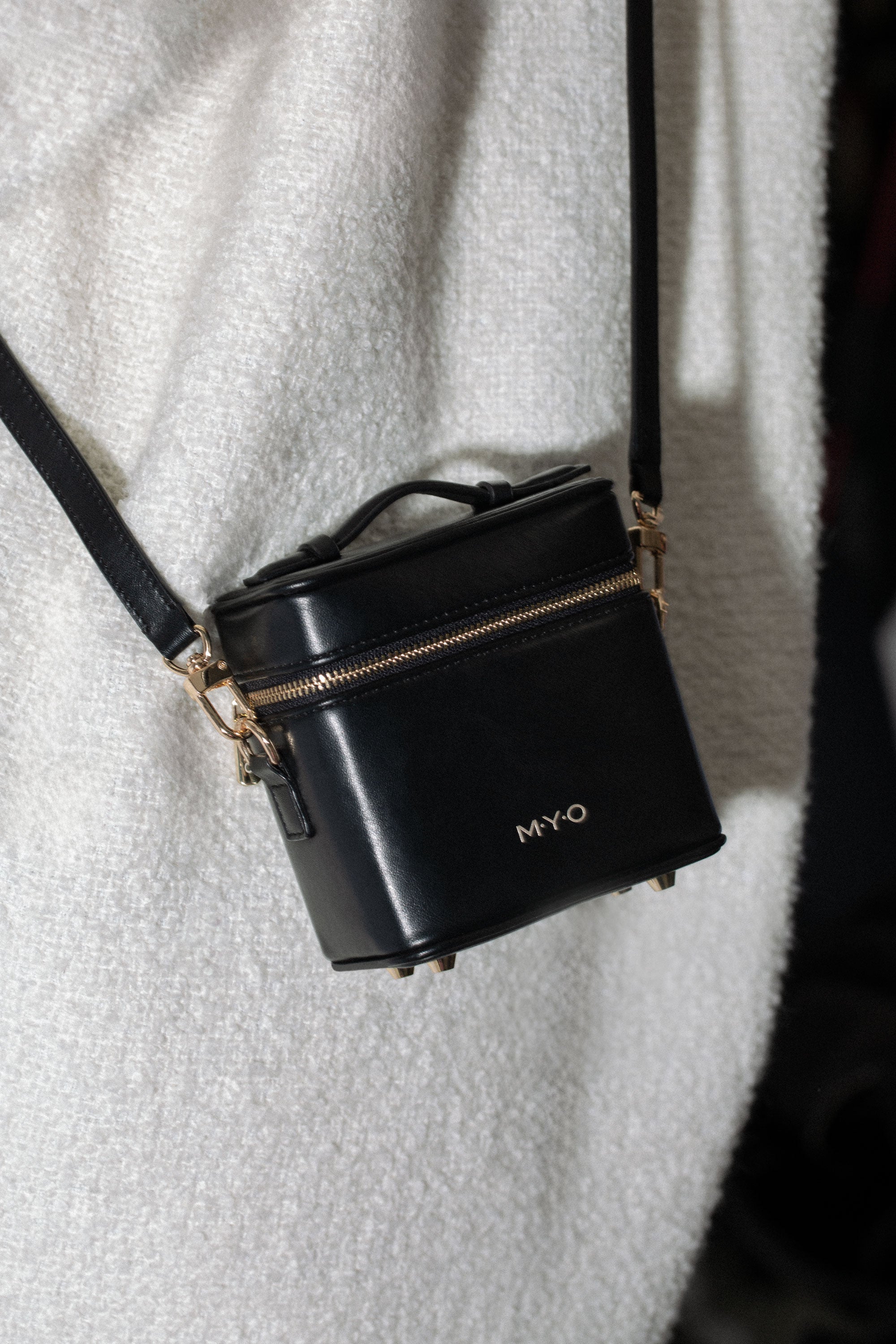 crossbody cosmetic travel bag Luxe Mini Makeup Bag & Cross Body Bag