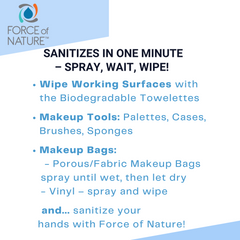 Force of Nature: Makeup Artist Sanitizing Kit